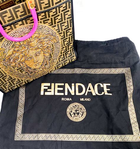 versace by fendi collection|Fendi Versace tote bag.